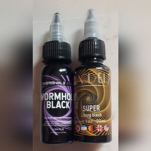 Black Tattoo ink Set of 2